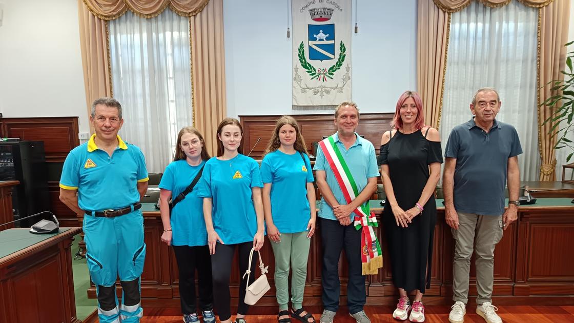 cascina tre ragazze ucraine ospiti della misericordia