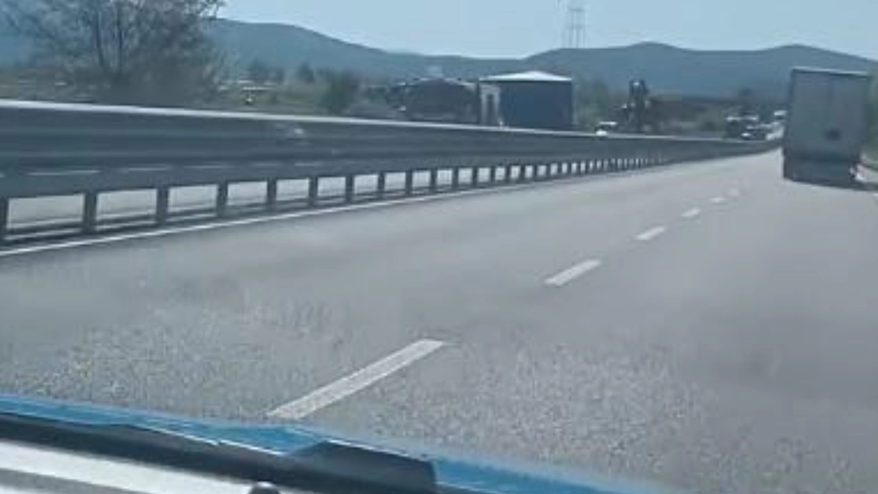Il luogo dell'incidente (Foto da Facebook)