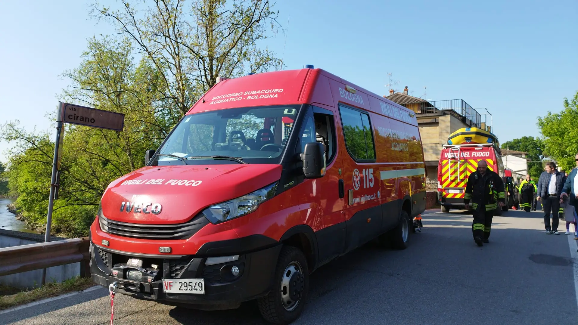 Uomo scompare a Caprona, le ricerche di vigili del fuoco, carabinieri e volontari