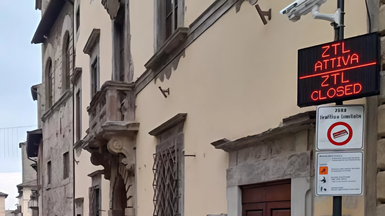 Uno dei varchi della Ztl Uno dei varchi della Ztl