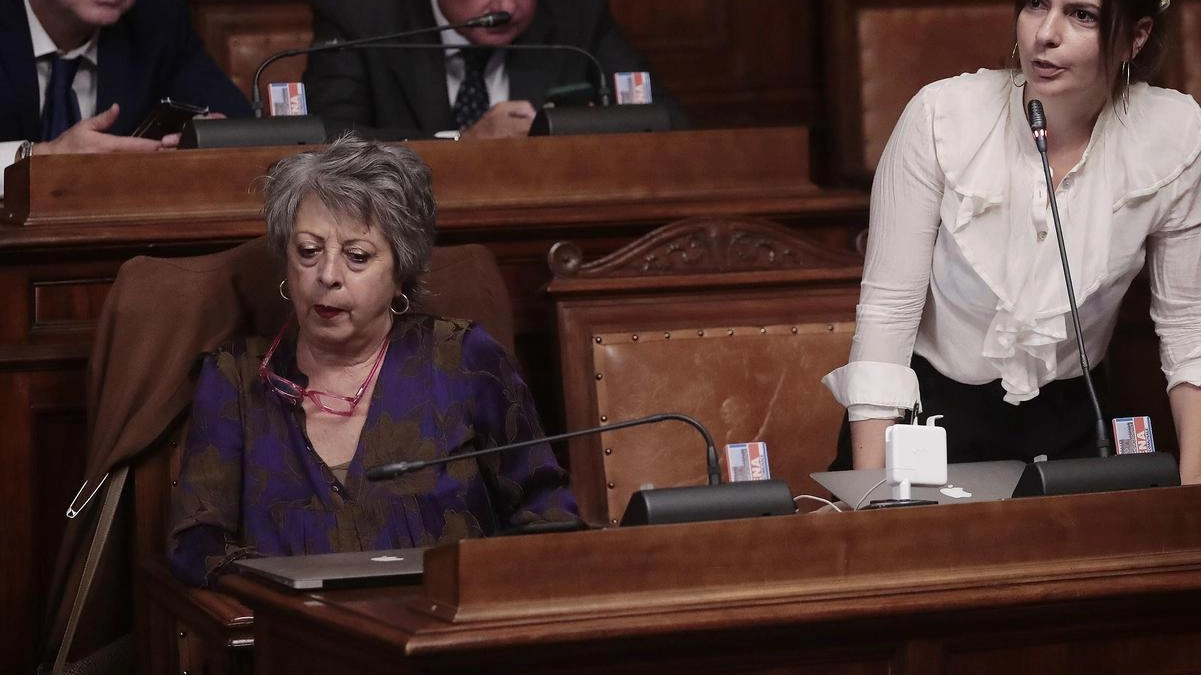 Il gruppo Pd (dall’alto Luca Micheli, Alessandro Masi, Gabriella Piccinni, Giulia Mazzarelli) in cui da ieri è entrata ufficialmente anche Anna Ferretti Il gruppo Pd (dall’alto Luca Micheli, Alessandro Masi, Gabriella Piccinni, Giulia Mazzarelli) in cui da ieri è entrata ufficialmente anche Anna Ferretti