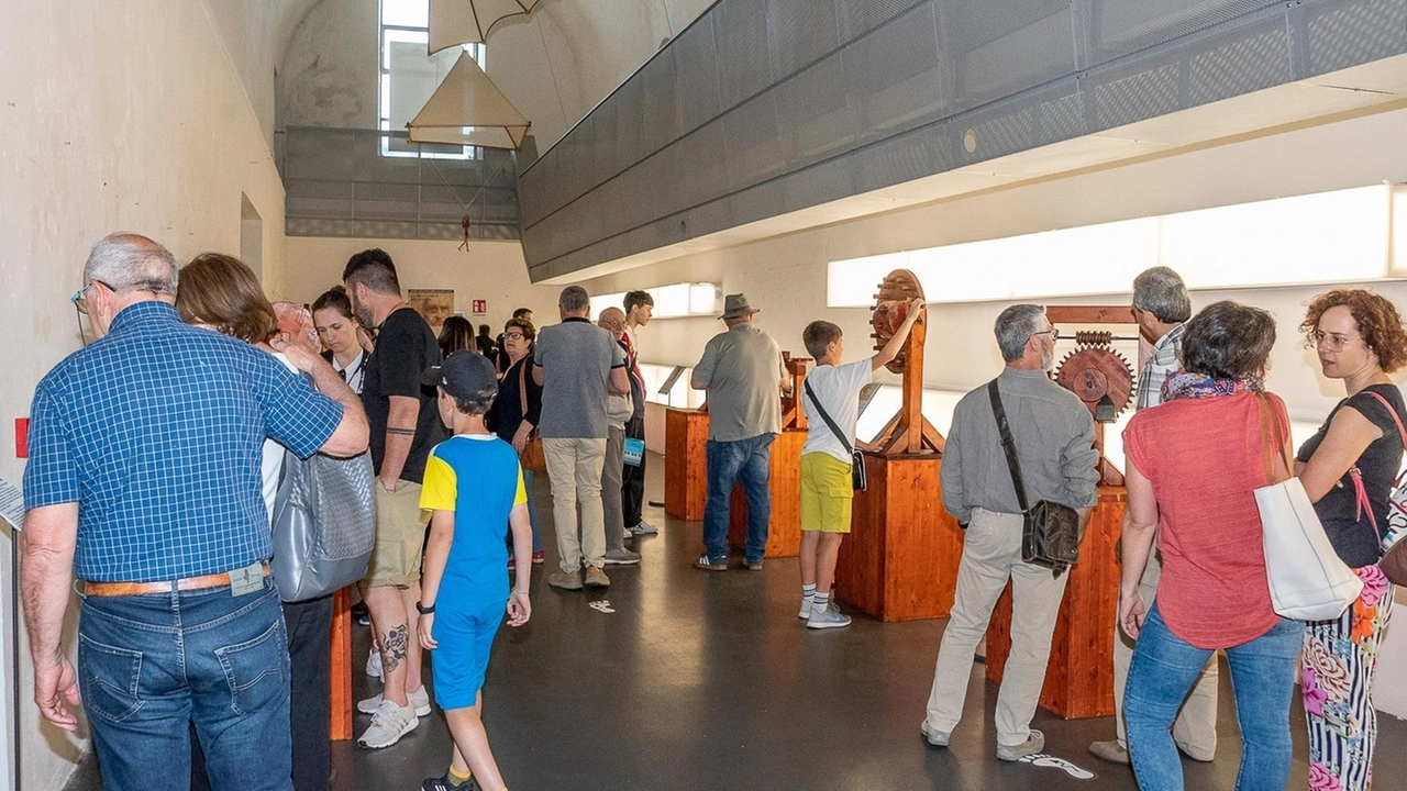 Un mostra sul genio e sulle opere di Leonardo che da martedì potranno essere ammirate in un’esposizione Fortezza Orsini