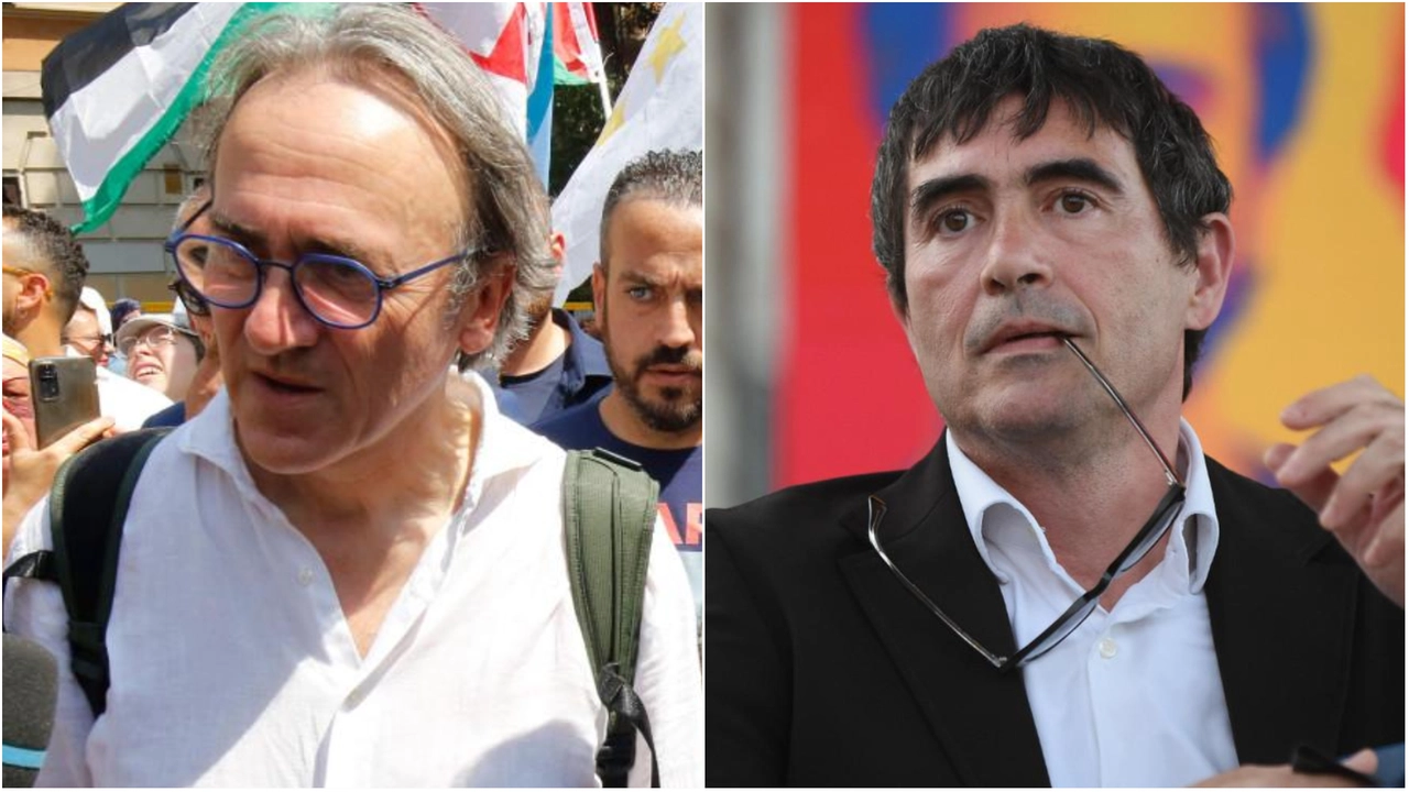 Da sinistra Angelo Bonelli e Nicola Fratoianni. Gli esponenti di sinistra dell'ipotetica coalizione a sostegno di Giani reputano "Interessante" il fatto che l'attuale presidente sia pronto a ricandidarsi Da sinistra Angelo Bonelli e Nicola Fratoianni. Gli esponenti di sinistra dell'ipotetica coalizione a sostegno di Giani reputano "Interessante" il fatto che l'attuale presidente sia pronto a ricandidarsi