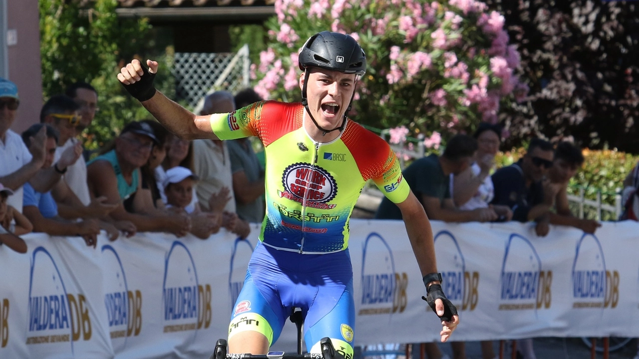 L'arrivo solitario di Nicholas Vinnie Manion (Foto V. Pagni)