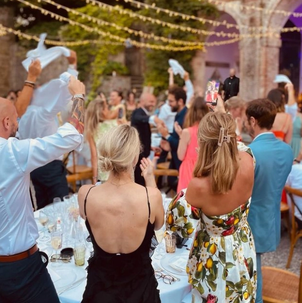 Un momento della festa a Montalto