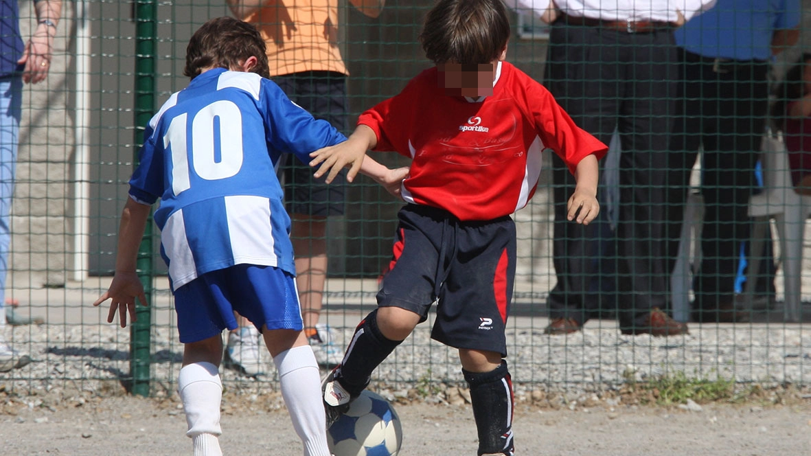 Una partita fra Pulcini (foto d’archivio) Una partita fra Pulcini (foto d’archivio)