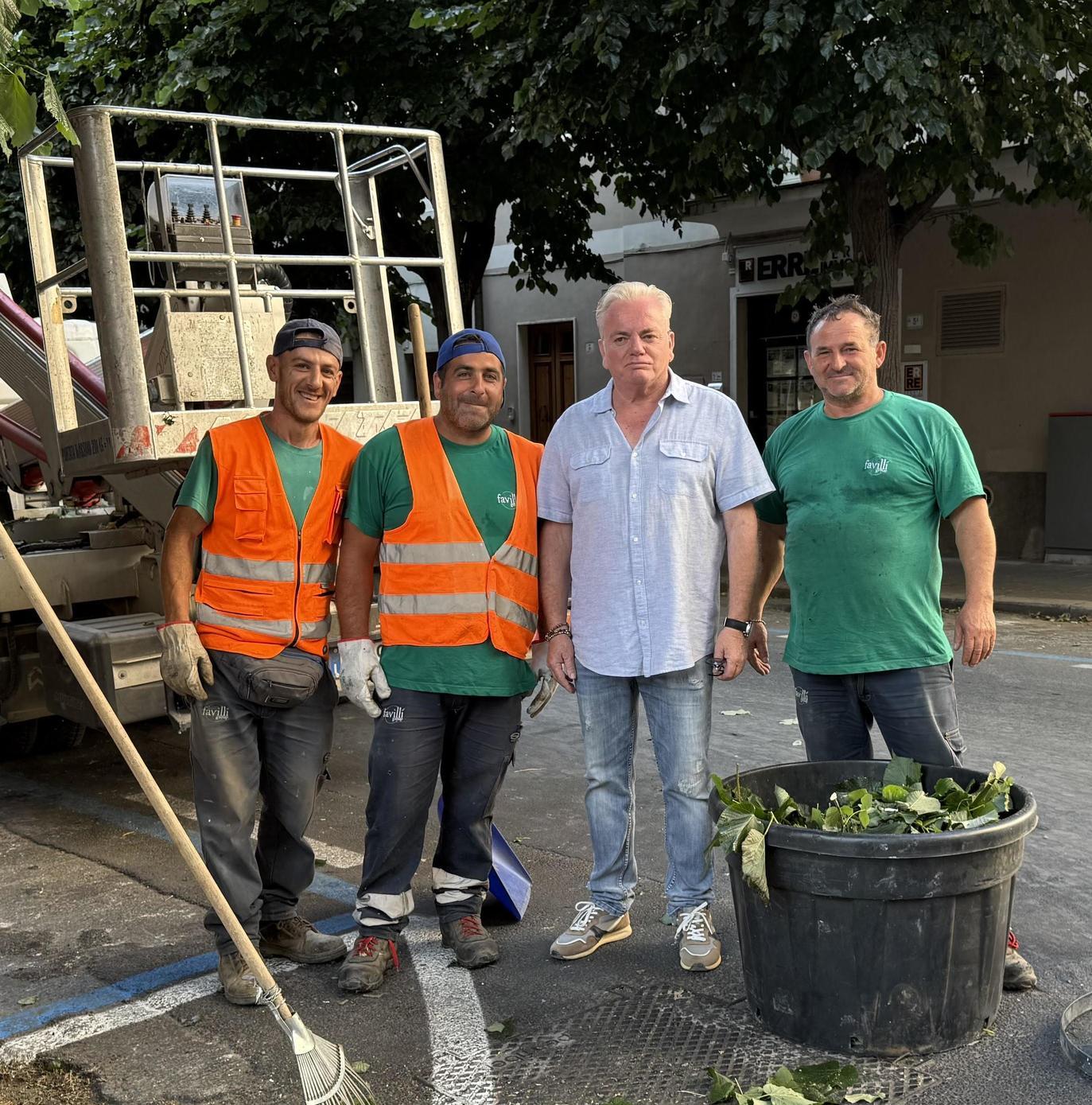 manutenzione del verde tigli sotto la lente iniziate le potature