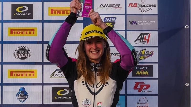 La pilota pratese Matilde Contri La pilota pratese Matilde Contri