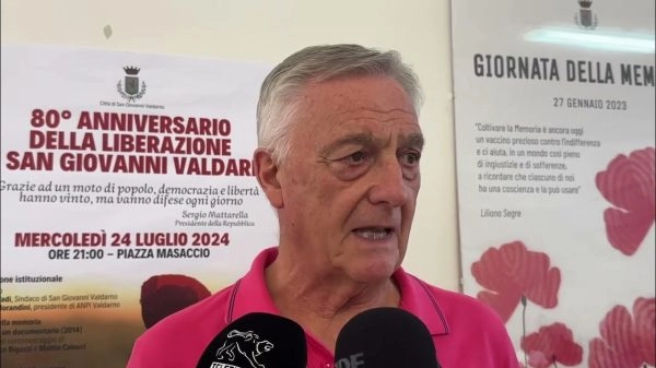 Giuseppe Morandini, presidente di Anpi Valdarno Giuseppe Morandini, presidente di Anpi Valdarno