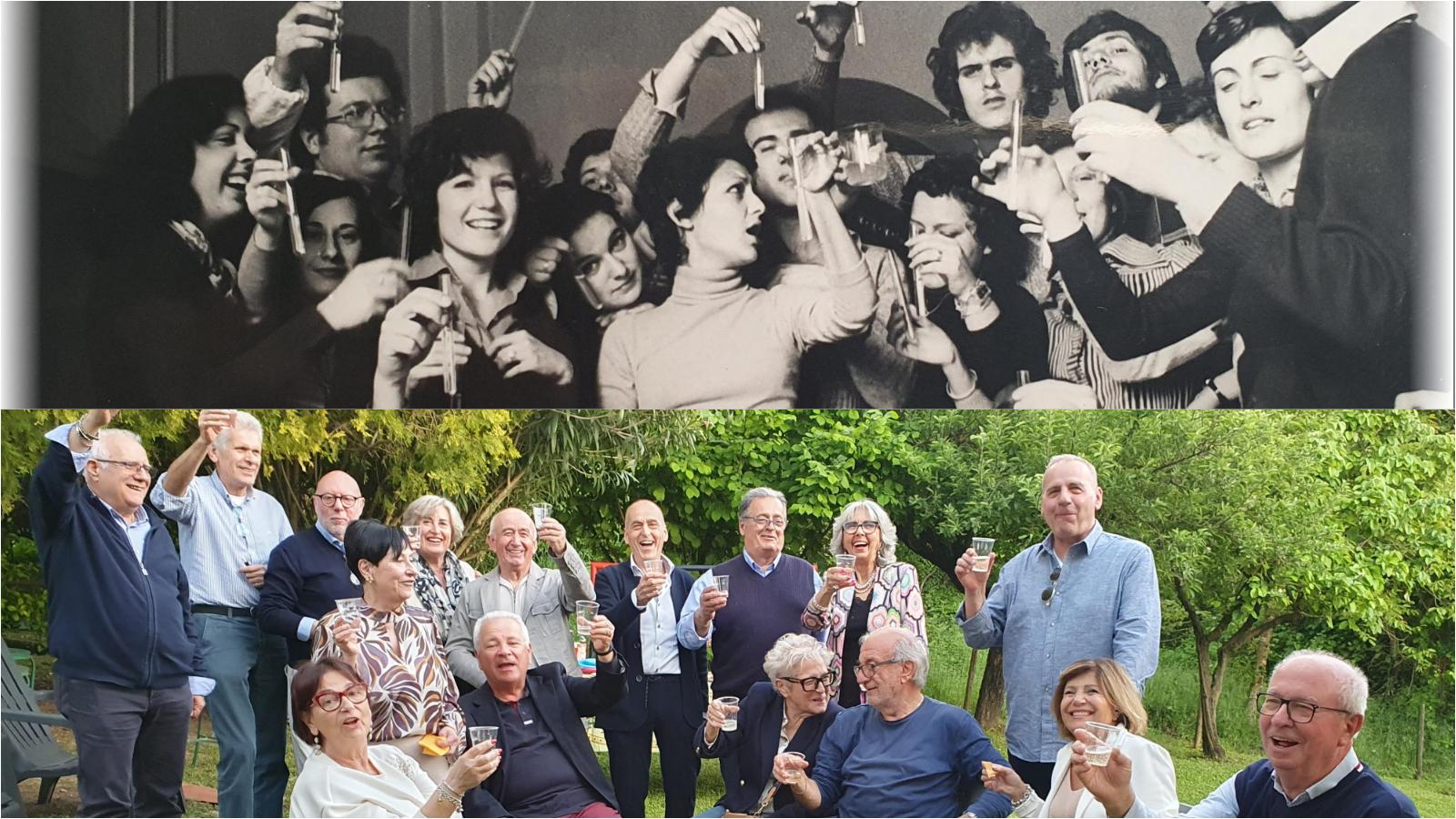 Compagni di classe e amici senza tempo, la rimpatriata dopo 50 anni della ‘Quinta Chimici A’ Compagni di classe e amici senza tempo, la rimpatriata dopo 50 anni della ‘Quinta Chimici A’
