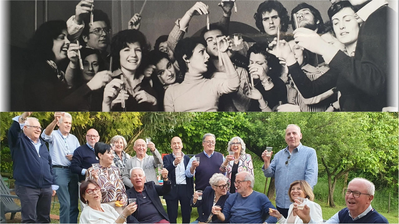 Compagni di classe e amici senza tempo, la rimpatriata dopo 50 anni della ‘Quinta Chimici A’