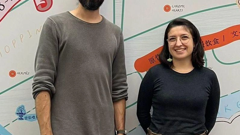 I protagonisti dell’iniziativa Andrea Berni e Valeria Greco I protagonisti dell’iniziativa Andrea Berni e Valeria Greco