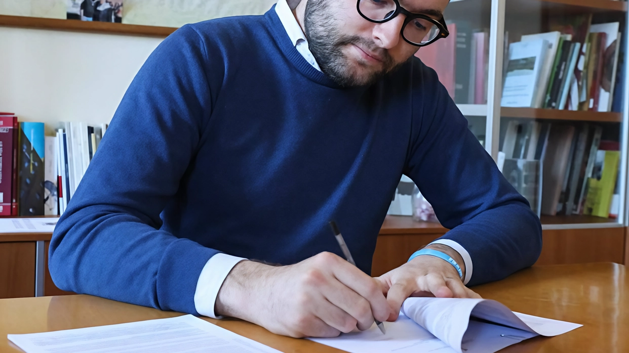 Il. momento della firma Il. momento della firma