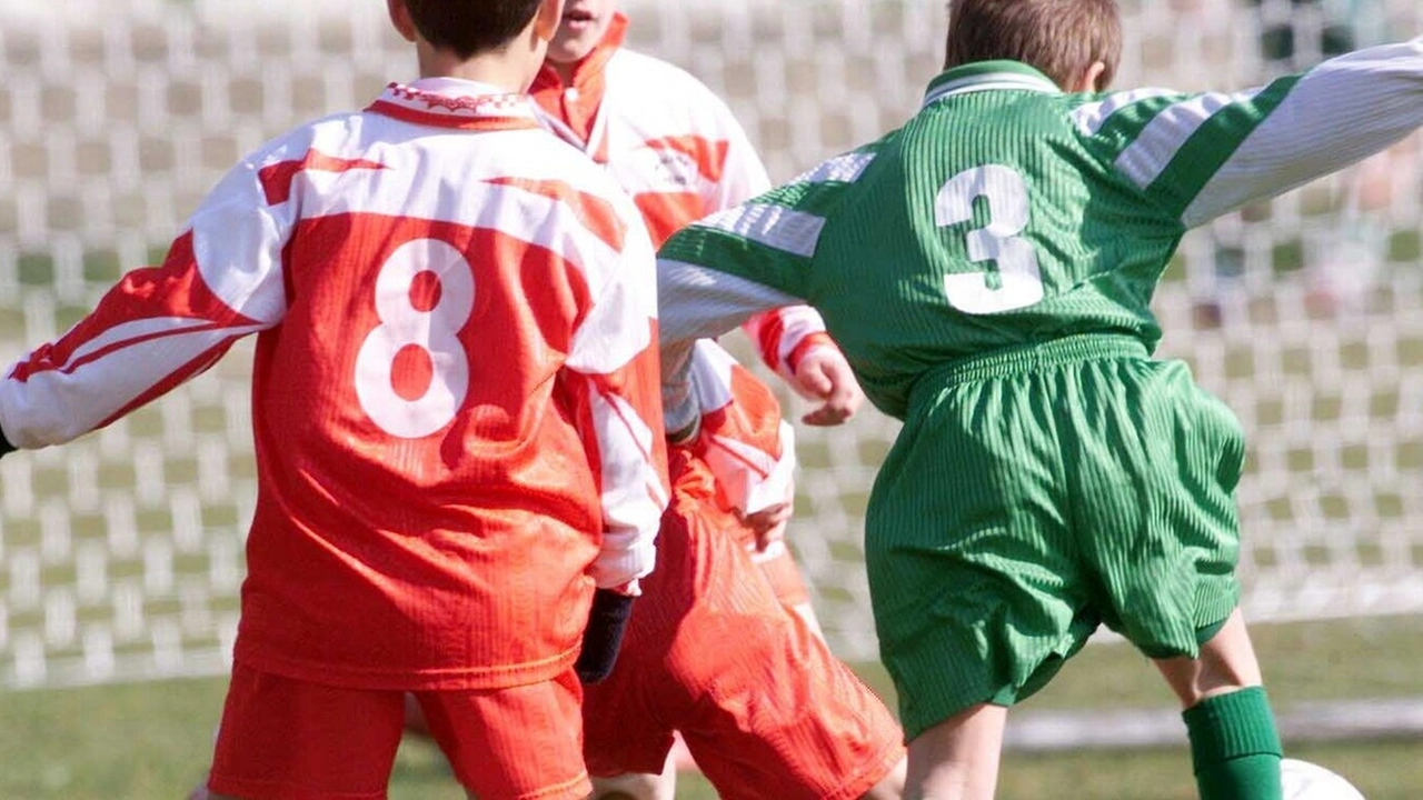 Una partita di calcio giovanile