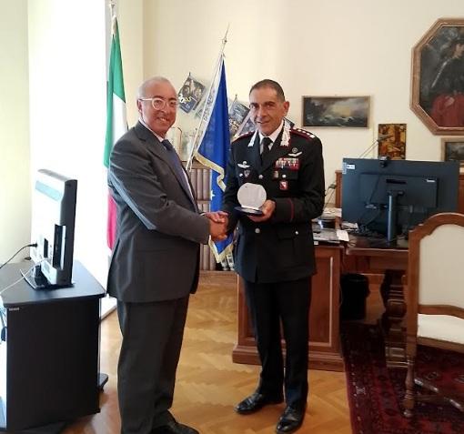 carabinieri dopo tre anni il comandante rubert224 lascia il comando provinciale