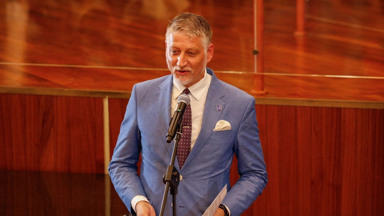 Il ministro Alessandro Giuli (foto Germogli)