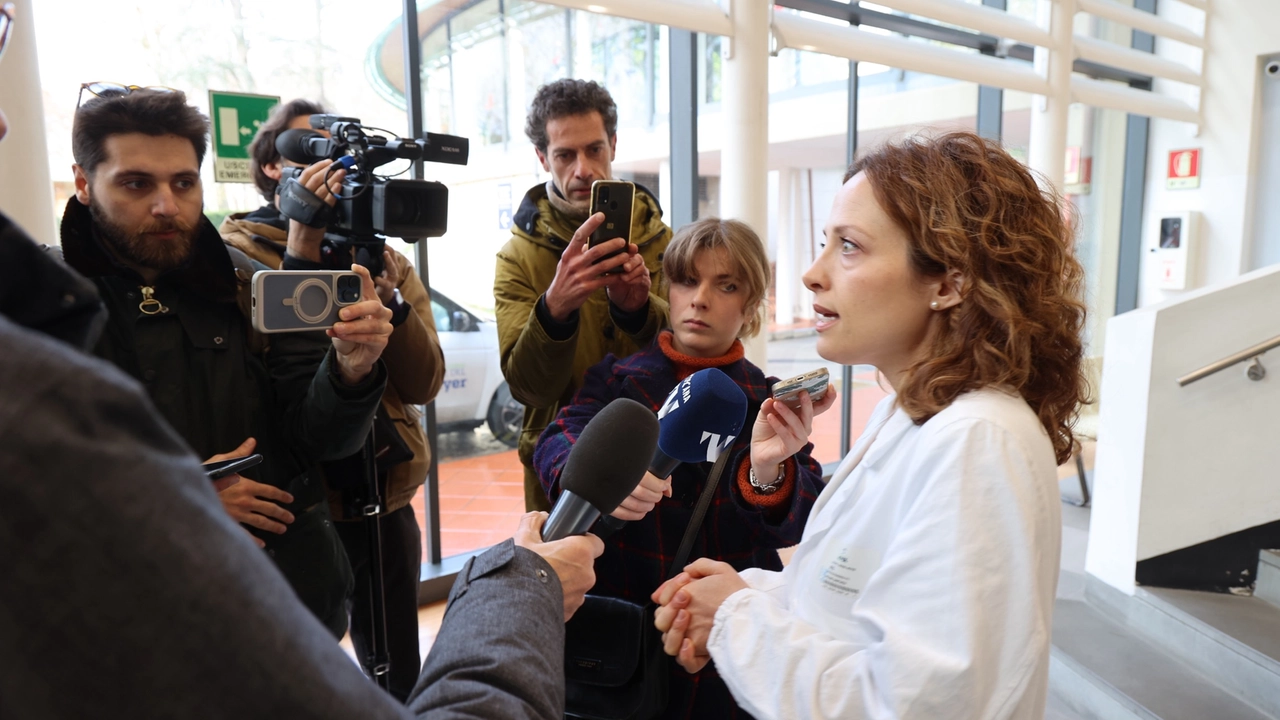 Famiglia sterminata dal monossido, il punto stampa con la dottoressa Francesca Menegazzo del Meyer (Foto Giuseppe Cabras / New Press Photo)