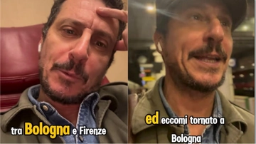L’odissea di Luca Bizzarri sul treno Bologna-Firenze (mai arrivato): “Tre ore fermi, siamo tornati indietro”