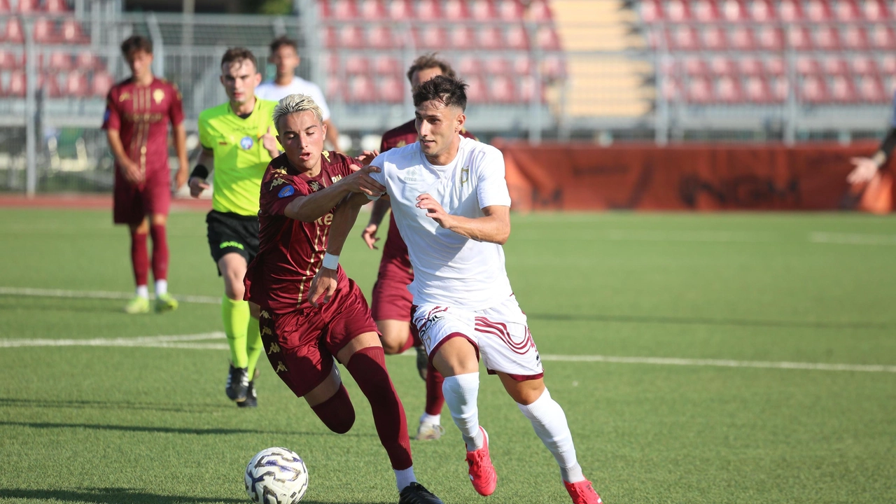 Il Pontedera ieri in campo per l’amichevole (foto Bongianni/Germogli) Il Pontedera ieri in campo per l’amichevole (foto Bongianni/Germogli)