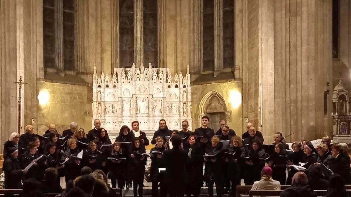 san donato si esibisce la cappella musicale del duomo di arezzo diretta dal maestro cesare ganganelli