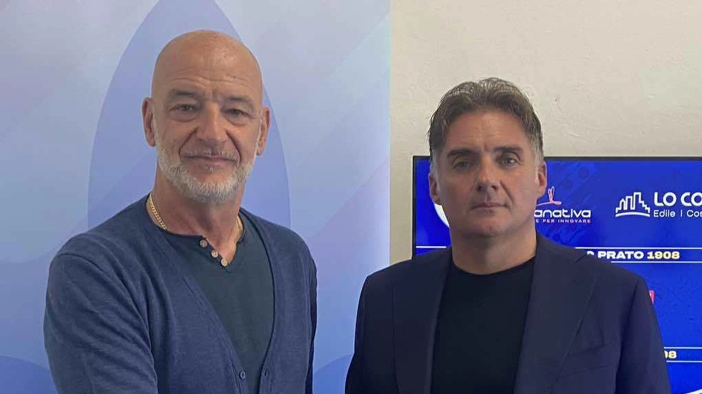 Marco Mariotti, che ha preso il posto dell’esonerato Maurizio Ridolfi, con Commini Marco Mariotti, che ha preso il posto dell’esonerato Maurizio Ridolfi, con Commini