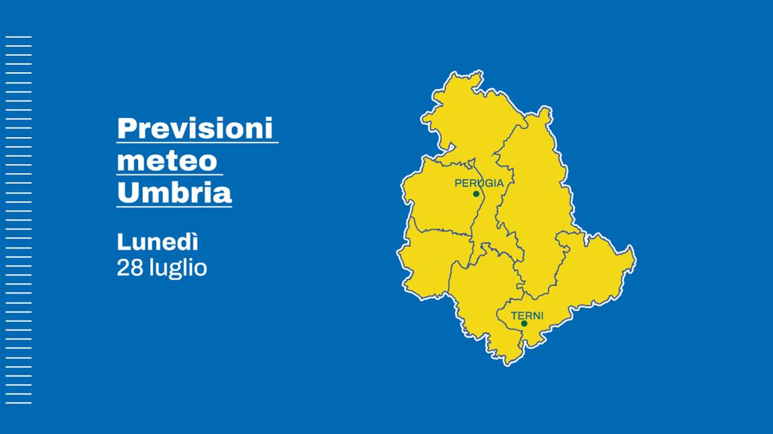 Maltempo, allerta gialla in Umbria per il rischio di forti temporali Maltempo, allerta gialla in Umbria per il rischio di forti temporali