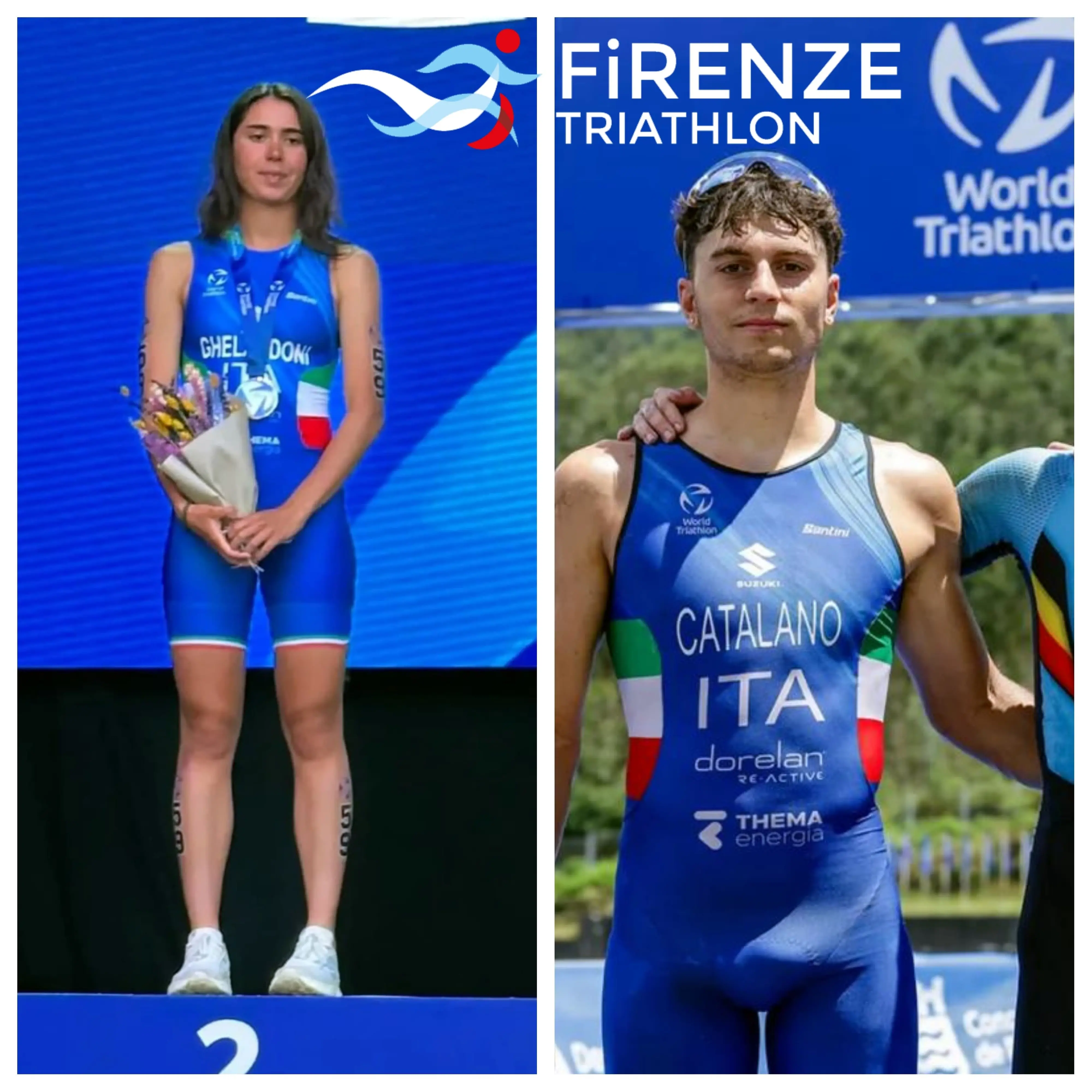 Davide Catalano e Anita Ghelardoni trionfano ai Mondiali Multisport di Triathlon