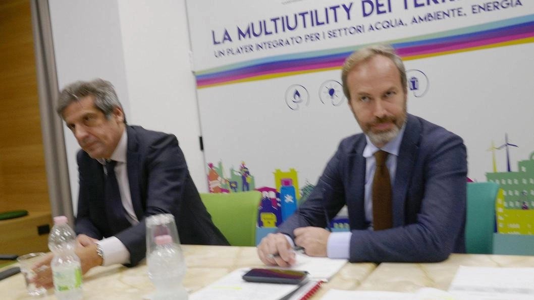 L’amministratore delegato di Am Alberto Irace e il presidente Lorenzo Perra L’amministratore delegato di Am Alberto Irace e il presidente Lorenzo Perra