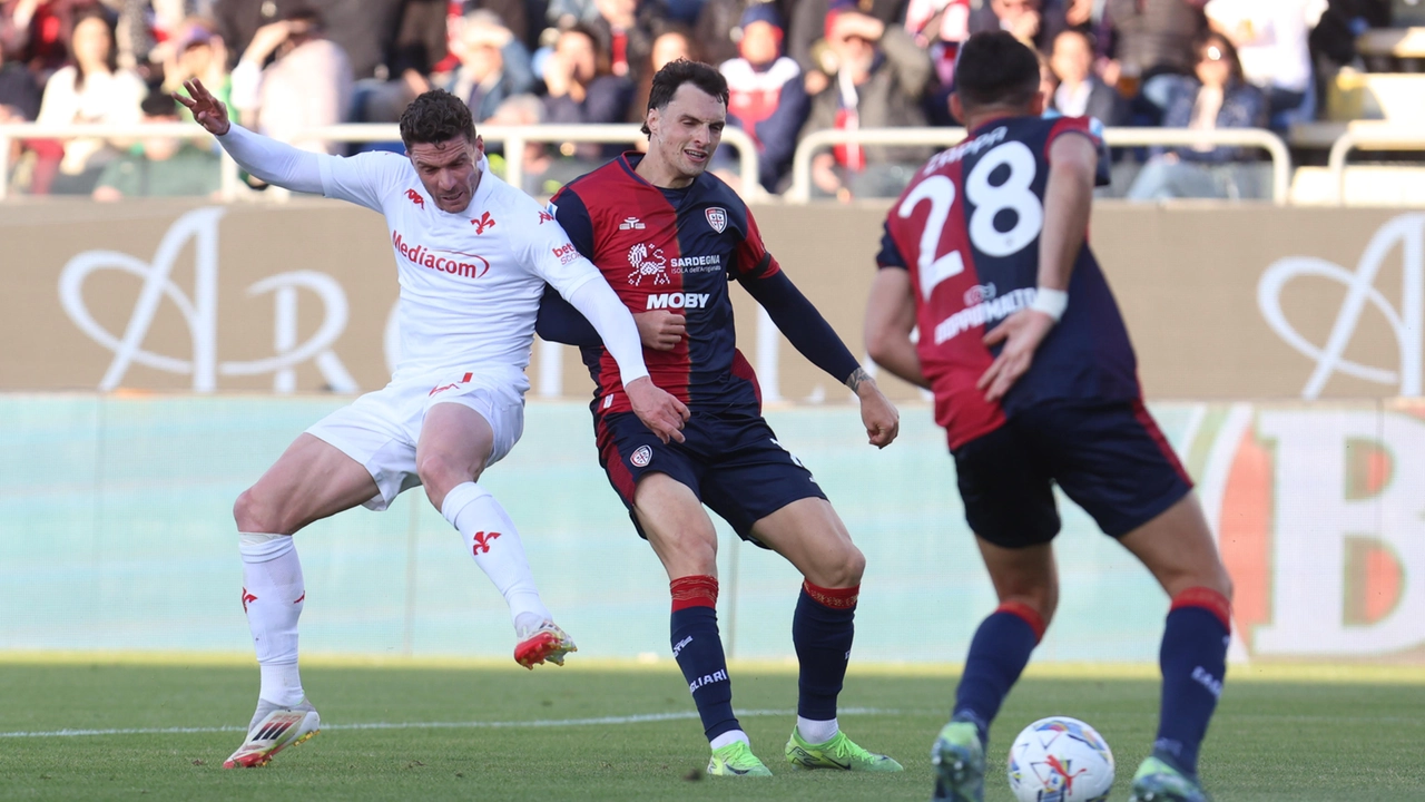 Cagliari-Fiorentina (Foto Ansa)