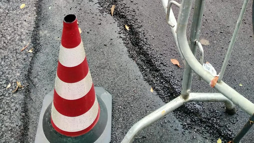 Via della Repubblica a Montecalvoli Via della Repubblica a Montecalvoli