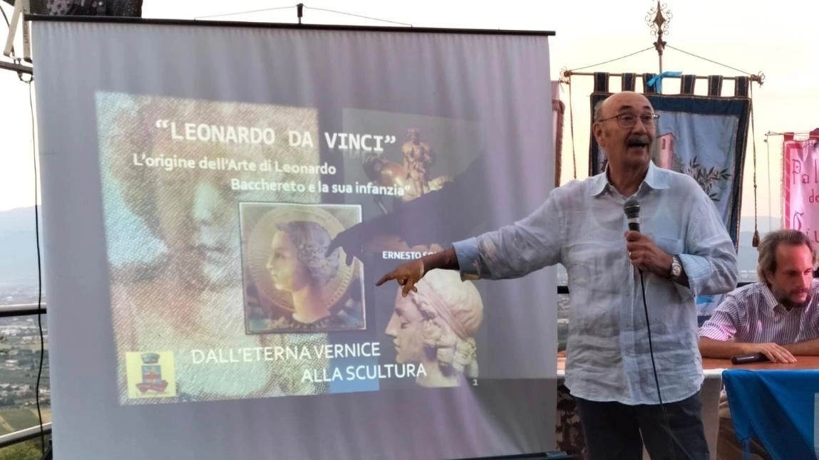Il professor Ernesto Solari, tra i massimi studiosi viventi dell’opera leonardiana Il professor Ernesto Solari, tra i massimi studiosi viventi dell’opera leonardiana