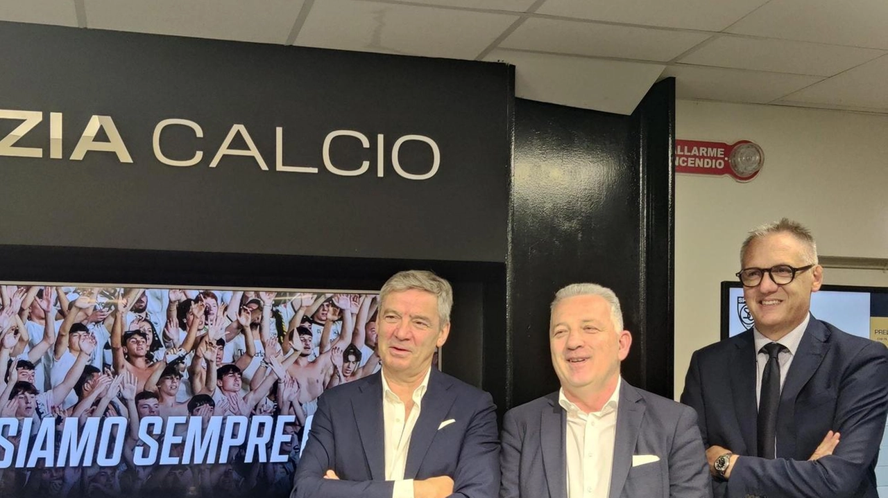 Corradino, Peracchini e Gazzoli alla presentazione della campagna abbonamenti Corradino, Peracchini e Gazzoli alla presentazione della campagna abbonamenti
