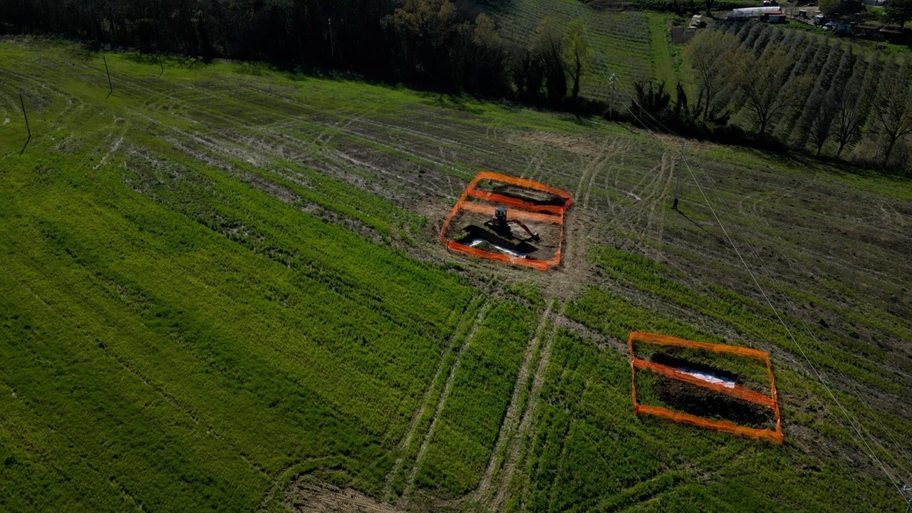 I reperti archeologici trovati sulla E78, nei pressi di Citerna