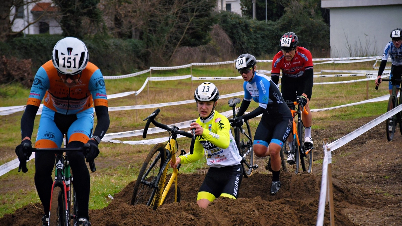 Una gara ciclocampestre Una gara ciclocampestre