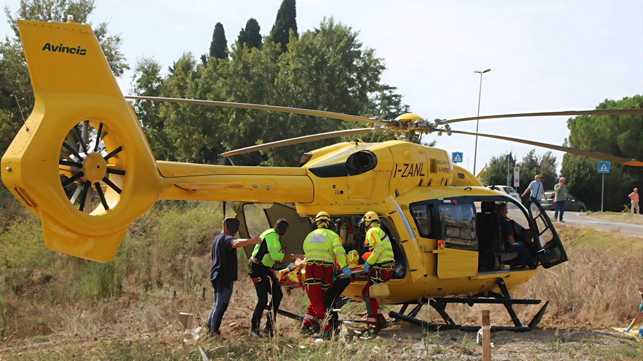 È stato attivato anche l’elisoccorso È stato attivato anche l’elisoccorso