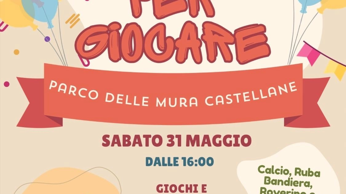 Fatti per giocare. Al Parco delle. Mura Castellane