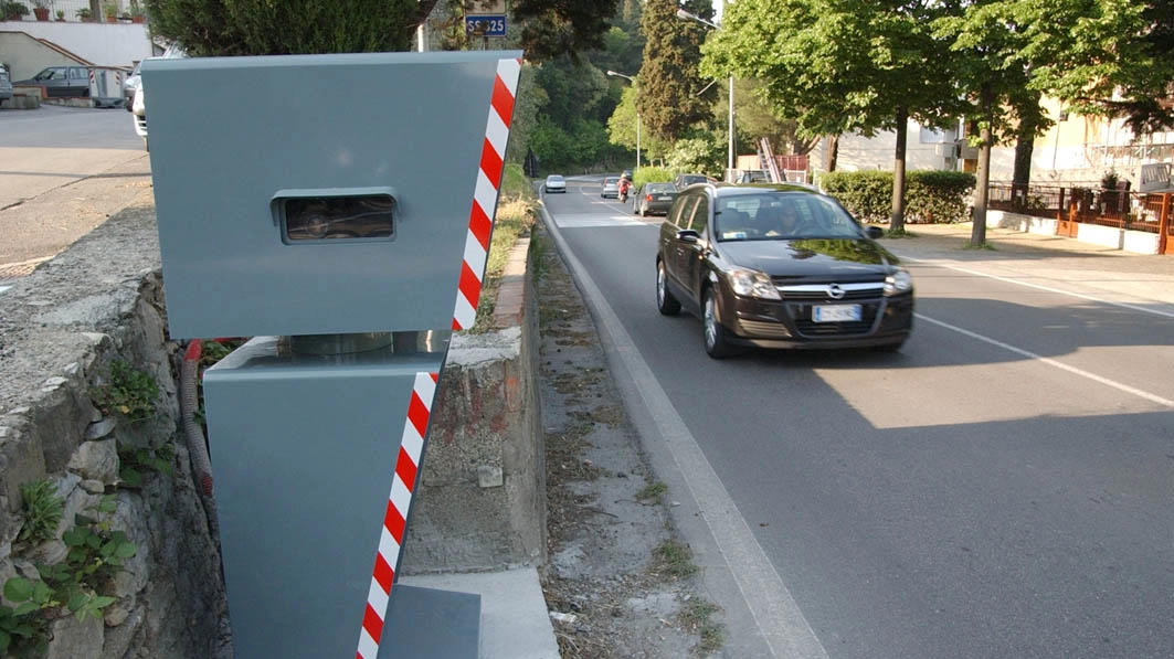 Un autovelox in una foto di repertorio
