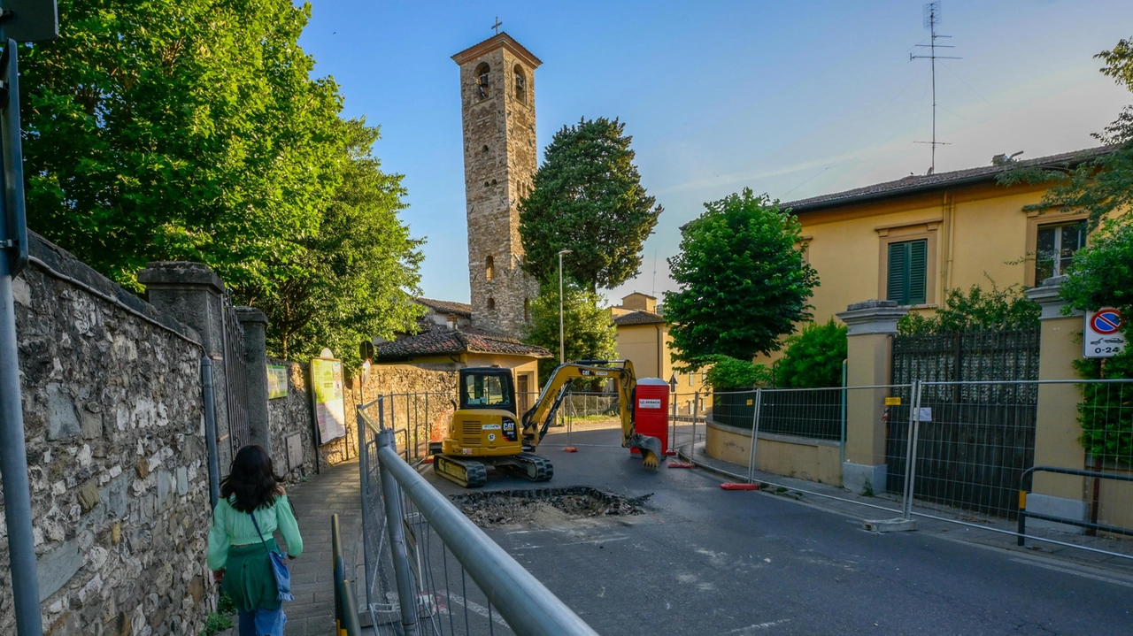 La zona intorno a piazza Peruzzi sarà interessata da numerosi cantieri La zona intorno a piazza Peruzzi sarà interessata da numerosi cantieri