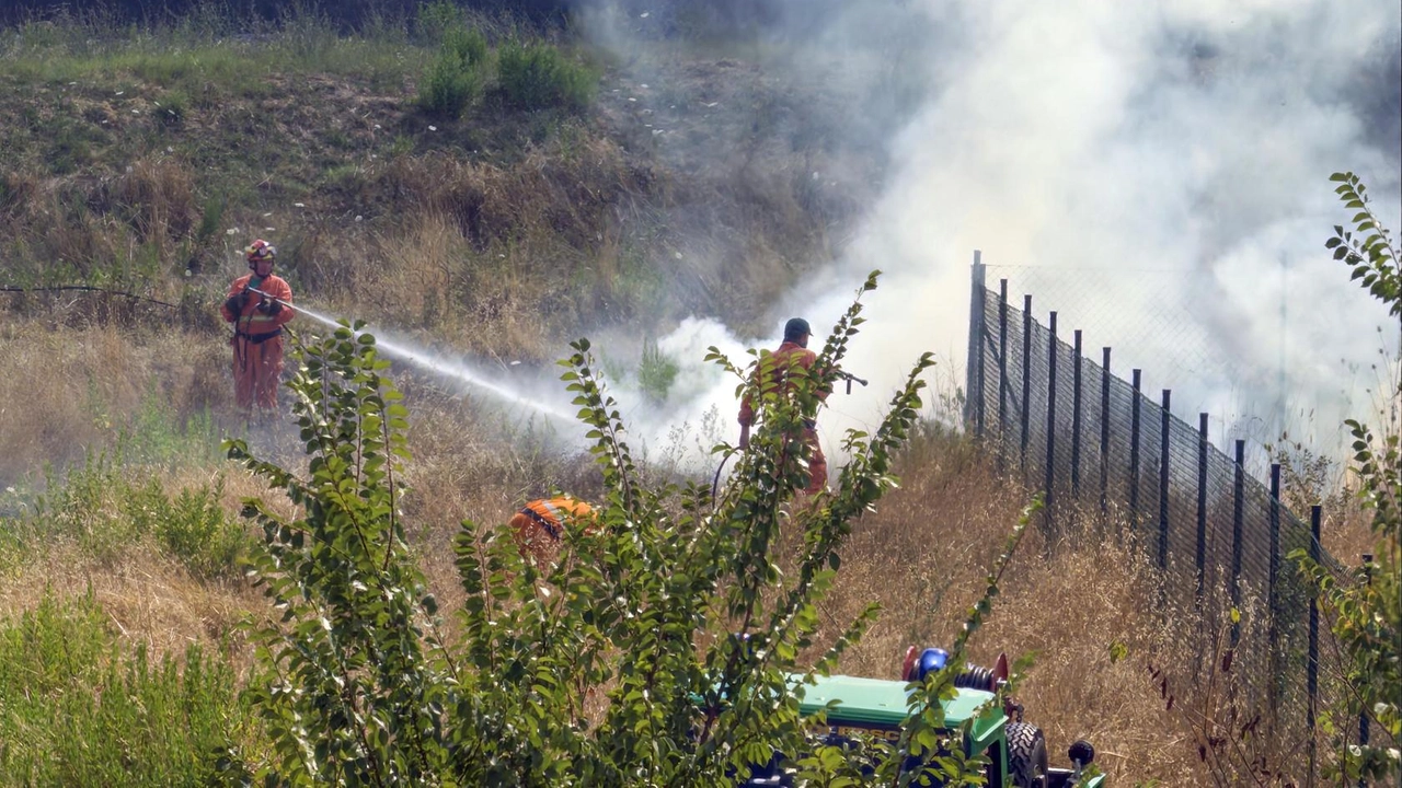 Nella foto l’incendio scoppiato settimane fa in. via Perfetti Ricasoli, in fiamme le rotoballe Nella foto l’incendio scoppiato settimane fa in. via Perfetti Ricasoli, in fiamme le rotoballe