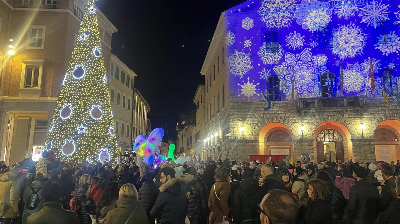 Il Natale arriva in anticipo a Grosseto con l'accensione dell'albero in piazza Duomo e le installazioni luminose nel centro storico. L'amministrazione punta a rivitalizzare la città con successo. Il Natale arriva in anticipo a Grosseto con l'accensione dell'albero in piazza Duomo e le installazioni luminose nel centro storico. L'amministrazione punta a rivitalizzare la città con successo.