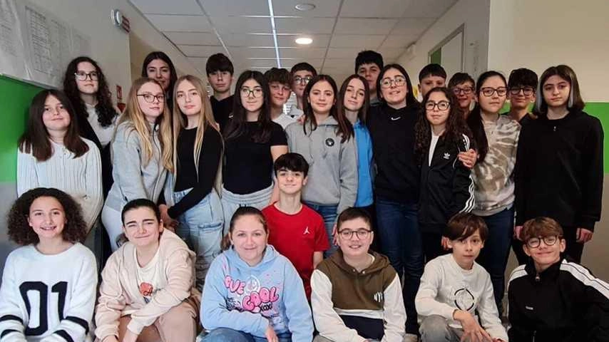La classe 2^ B Secondaria di primo grado Curtatone e Montanara di Pontedera