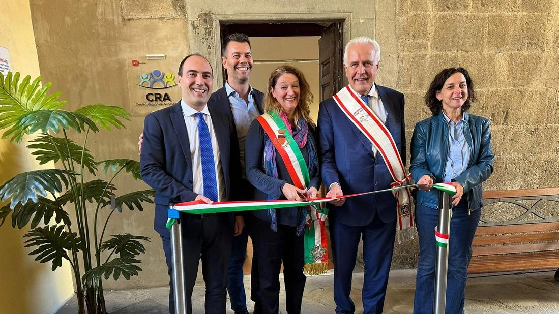 Il taglio del nastro del Centro regionale accessibilità nei locali ristrutturati del Misericordia e Dolce foto Attalmi Il taglio del nastro del Centro regionale accessibilità nei locali ristrutturati del Misericordia e Dolce foto Attalmi