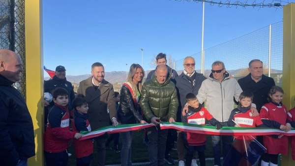 L'inaugurazione dell'impianto. L'inaugurazione dell'impianto.
