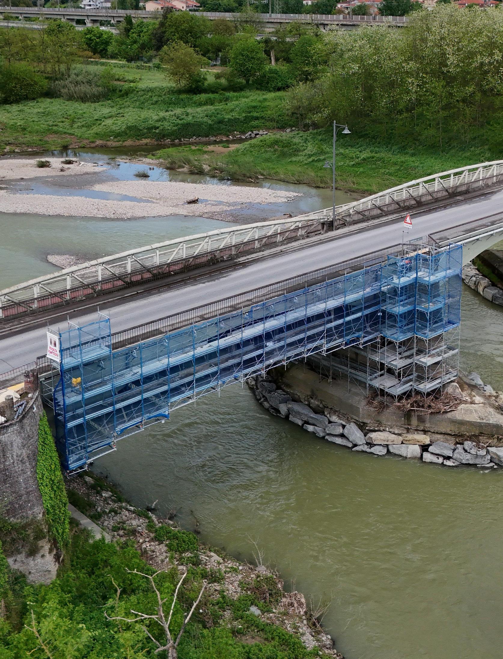Ponte di Matassino: ancora lavori. Scatta il test della Municipale Ponte di Matassino: ancora lavori. Scatta il test della Municipale