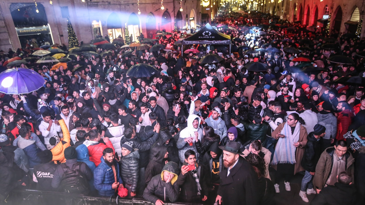 Capodanno in piazza IV Novembre a Perugia Capodanno in piazza IV Novembre a Perugia