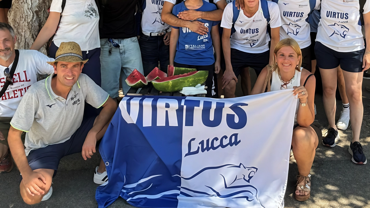 Il gruppo della Virtus alle finale di Rieti Il gruppo della Virtus alle finale di Rieti