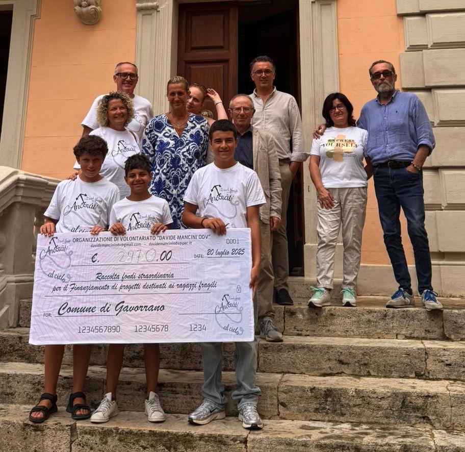 la generosit224 delle associazioni 4000 euro per i ragazzi disabili