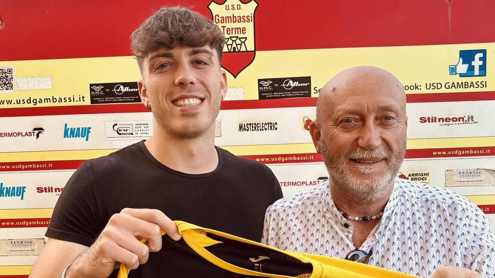 Il direttore sportivo Celestino Sgariglia accoglie Andrea Marchi Il direttore sportivo Celestino Sgariglia accoglie Andrea Marchi