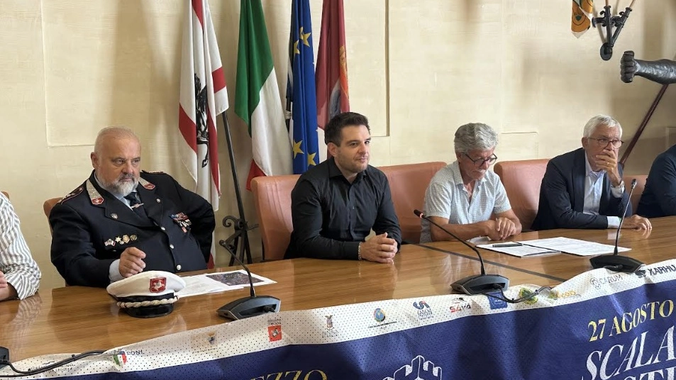 La presentazione della Scalata al Castello La presentazione della Scalata al Castello