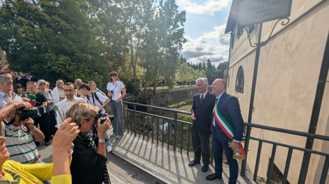 greve in chianti intitola il ponte principale al geometra della ricostruzione franz gori